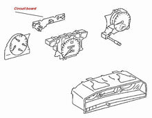 Load image into Gallery viewer, Instrument Cluster Circuit Board with Blinker Cadence Coil 1984 Mercedes 190 D E