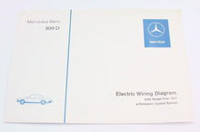 Load image into Gallery viewer, Electrical Wiring Diagram with Emission Control 1977 Mercedes USA 300D Diesel