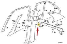 Load image into Gallery viewer, Parchment Right Seat Belt Guide 1987-95 BMW E32 7 Series E34 5 Series 8 139 370