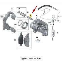 Load image into Gallery viewer, 2 X OEM Ate Rear Brake Pad Caliper Slide Pin Guiding Bolt 1978-20 BMW & Mini