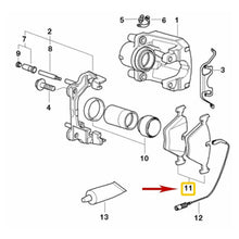 Load image into Gallery viewer, Left Front Brake Pad Wear Sensor 2000-06 BMW E53 X5 34 35 1 165 579 OEM BOWA