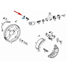 Load image into Gallery viewer, 2 X Brake Wheel Cylinder or Caliper Rubber Bleeder Cap Cover 1954-22 Mercedes