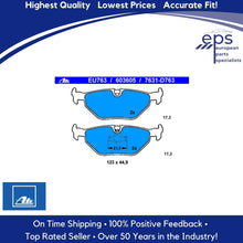Load image into Gallery viewer, Rear Brake Pad Set Select 1992-08 BMW 3 Z4 E36 E46 E85 E86 Ate 34 21 6 778 168