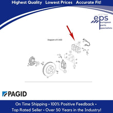 Load image into Gallery viewer, Front Brake Pad Set Pagid OEM 03-06 Mercedes S-Class 2004-06 SL500 003 420 89 20