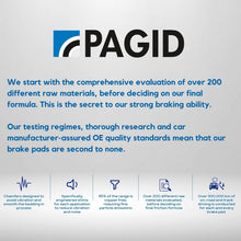 Load image into Gallery viewer, Front Brake Pad Set Select 84-93 BMW 318 325 i is e es iX Pagid 34 11 1 162 481