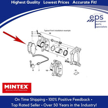 Load image into Gallery viewer, Front Brake Pad Set Select 84-93 BMW 318 325 i is e es iX Mintex 34 11 1 162 481
