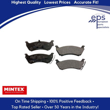 Load image into Gallery viewer, 1998-99 Mercedes ML320 Rear Brake Pad Set Mintex 163 420 04 20 Quiet Low Dust
