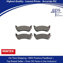 Load image into Gallery viewer, 1998-99 Mercedes ML320 Rear Brake Pad Set Mintex 163 420 04 20 Quiet Low Dust