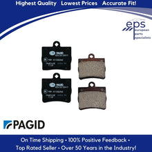 Load image into Gallery viewer, 1996-98 Mercedes C220 C230 Rear Brake Pad Set OEM Compound Pagid 005 420 18 20