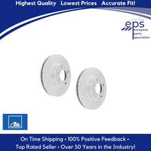 Load image into Gallery viewer, L & R Rear Brake Disc Rotors Select 1988-94 740i 740iL 750iL Ate 34 21 1 162 967