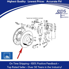 Load image into Gallery viewer, L & R Rear Brake Disc Rotors Select 1988-94 740i 740iL 750iL Ate 34 21 1 162 967