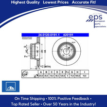 Load image into Gallery viewer, L & R Rear Brake Disc Rotors Select 2002-06 BMW X5 Ate 34 21 6 756 849 German