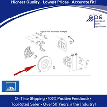 Load image into Gallery viewer, L & R Front Brake Rotor Disc Select 2004-09 Mercedes E320 E350 Ate 211 421 12 12