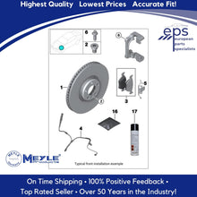 Load image into Gallery viewer, BMW Front Brake Disc Rotor Vented L or R 02-08 745i 745Li 750i 750Li 760i 760Li