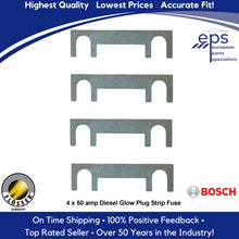 Load image into Gallery viewer, 4 X 50 Amp Glow Plug Strip Fuse Diesel Pre Glow 1977-80 Mercedes 240 300 CD D TD