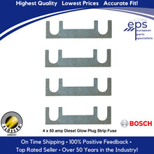 Load image into Gallery viewer, 4 X 50 Amp Glow Plug Strip Fuse Diesel Pre Glow 1977-80 Mercedes 240 300 CD D TD