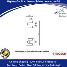 Load image into Gallery viewer, 4 X 50 Amp Glow Plug Strip Fuse Diesel Pre Glow 1977-80 Mercedes 240 300 CD D TD