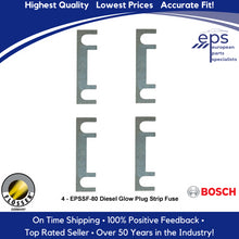 Load image into Gallery viewer, 4 X 80 Amp Glow Plug Strip Fuse Diesel Pre Glow 1980-91 Mercedes 190 240 300 350