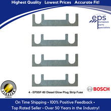 Load image into Gallery viewer, 4 X 80 Amp Glow Plug Strip Fuse Diesel Pre Glow 1980-91 Mercedes 190 240 300 350