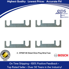 Load image into Gallery viewer, 4 X 80 Amp Glow Plug Strip Fuse Diesel Pre Glow 1980-91 Mercedes 190 240 300 350