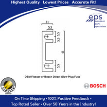 Load image into Gallery viewer, 4 X 80 Amp Glow Plug Strip Fuse Diesel Pre Glow 1980-91 Mercedes 190 240 300 350