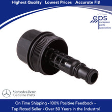 Load image into Gallery viewer, 2006-15 Mercedes Oil Filter Housing Cap & O-Rings Genuine OE Part 272 180 00 38