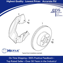 Load image into Gallery viewer, BMW Front Brake Disc Rotors Vented L & R 2002-08 7 i Li Meyle 34 11 6 864 057