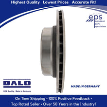 Load image into Gallery viewer, BMW L or R Rear Brake Disc Rotor 88-94 740 750 i iL Balo Vented 34 21 1 162 967