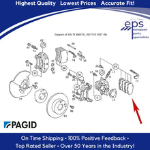 Load image into Gallery viewer, 1990-93 Mercedes 300TE 4Matic Front Brake Pad Set Pagid OEM 002 420 23 20