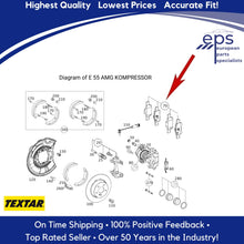 Load image into Gallery viewer, 03-06 Mercedes CL CLS E S SL Front Brake Pad Set Textar 003 420 62 20