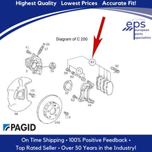 Load image into Gallery viewer, 94-98 Mercedes C Front Brake Pad Set Shims Bolts Pagid Premium 005 420 46 20 41