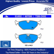 Load image into Gallery viewer, 1997-03 BMW E39 5 Sedan Wagon Rear Brake Pad Set Ate Premium 34 21 6 761 281