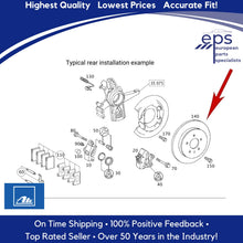 Load image into Gallery viewer, Rear Brake Disc Rotor Select 1998-05 Mercedes ML Ate 163 423 01 12