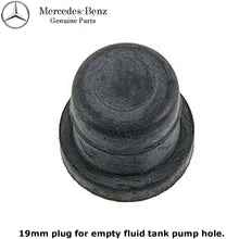 Load image into Gallery viewer, 1996-13 Mercedes Windshield Washer Reservoir Large Pump Block Off Plug 19mm