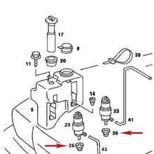 Load image into Gallery viewer, 2008-21 Mercedes Windshield Washer Fluid Tank Pump Rubber Grommet with Filter