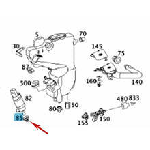 Load image into Gallery viewer, 2008-21 Mercedes Windshield Washer Fluid Tank Pump Rubber Grommet with Filter