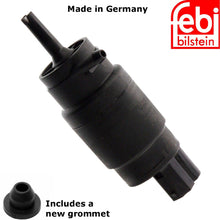Load image into Gallery viewer, 1987-98 BMW 3 5 7 8 M Z Windshield Washer Pump Febi Bilstein Made in Germany