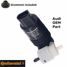 Load image into Gallery viewer, 1998-23 Audi A3 A4 A6 Q3 Q5 Q7 S4 SQ5 OEM Windshield Washer Pump with Grommet