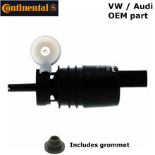 Load image into Gallery viewer, 1998-99 Audi A4 1998-06 VW Golf Passat OEM Windshield Washer Pump & Grommet