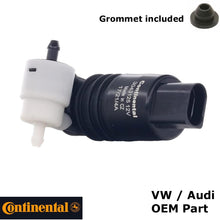 Load image into Gallery viewer, 1998-99 Audi A4 1998-06 VW Golf Passat OEM Windshield Washer Pump & Grommet