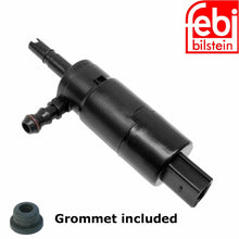 Load image into Gallery viewer, 1978-95 Porsche 911 924 928 944 968 Headlight Washer Pump with Grommet Febi