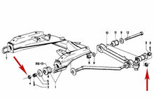 Load image into Gallery viewer, 2 X 1966-15 BMW 14 X 1.5 mm Lock Nut for Suspension Support Strut Control Arm OE