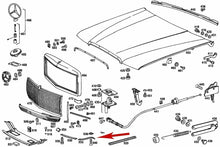 Load image into Gallery viewer, 1973-80 Mercedes 280 S SE 300SD 450 SE SEL 6.9 Left Fender Outer Eyebrow Molding