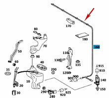 Load image into Gallery viewer, 07-14 Mercedes CL 65 600 S 350 600 63 65 Heated Windshield Washer Hose & Nozzles