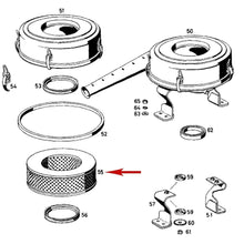 Load image into Gallery viewer, 1958-61 Mercedes 180 a b c 190 b OEM MANN Air Filter Element 000 094 38 04