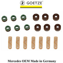 Load image into Gallery viewer, 1987-95 Mercedes 300 D SD SDL TD 350 SD SDL S350 Valve Stem Seal Kit OEM Goetze