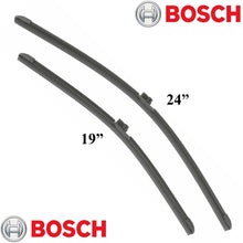 Load image into Gallery viewer, 2006-09 BMW 325 328 330 335 M3 Windshield Wiper Blade Set 1 ea. 19" & 24" Bosch