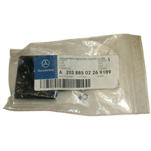 Load image into Gallery viewer, 2002-05 Mercedes C240 C320 Wagon Rear Bumper Tow Hook Cover Emerald Black 189U