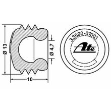 Load image into Gallery viewer, 2 X Brake Wheel Cylinder or Caliper Rubber Bleeder Cap Cover 1954-22 Mercedes