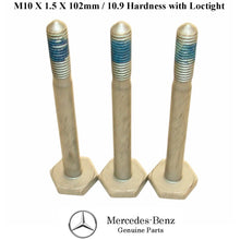 Load image into Gallery viewer, 3 X 1992-99 Mercedes W140 S Class Power Steering Gear Box Bolt 140 990 61 01